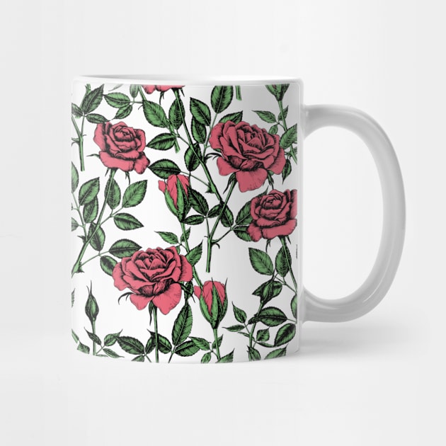 Roses pattern by katerinamk